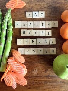 EAT HEALTHY BOOST IMMUNE SYSTEM